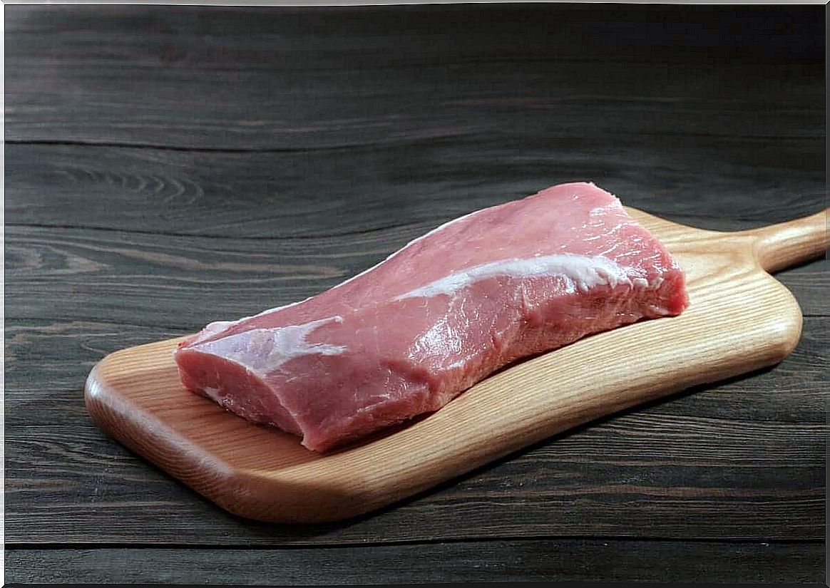 Lean cut of meat to calm dyspepsia.