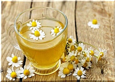 Remove a contracture with chamomile