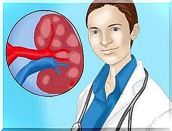 Doctor making a diagnosis of hyperchloremic renal acidosis