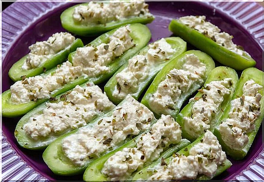 Cucumber sandwich.