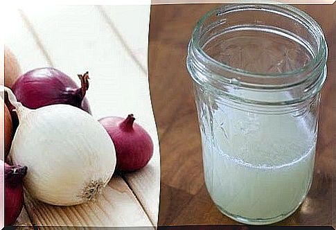 Onion nourishing mask against hair loss