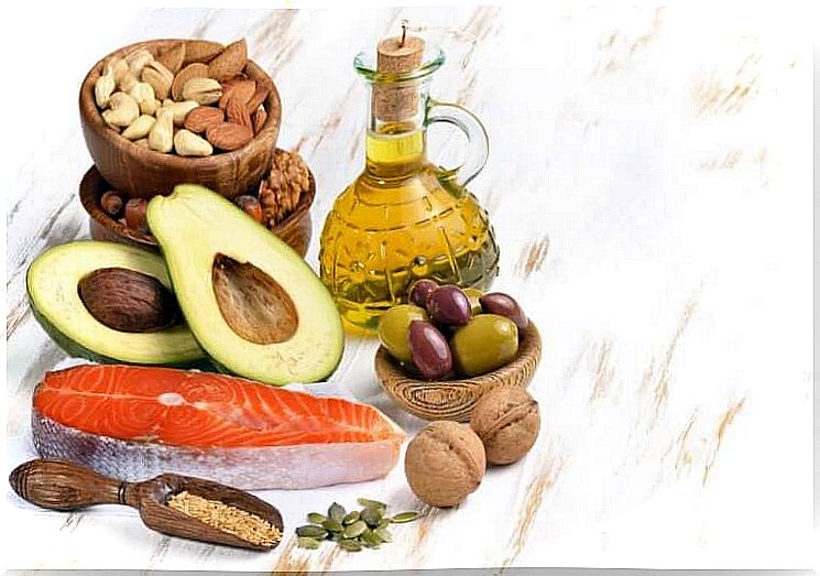 Ketogenic diet, foods with healthy fats