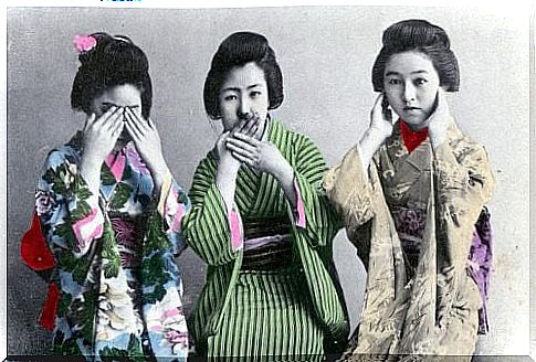 Three geishas